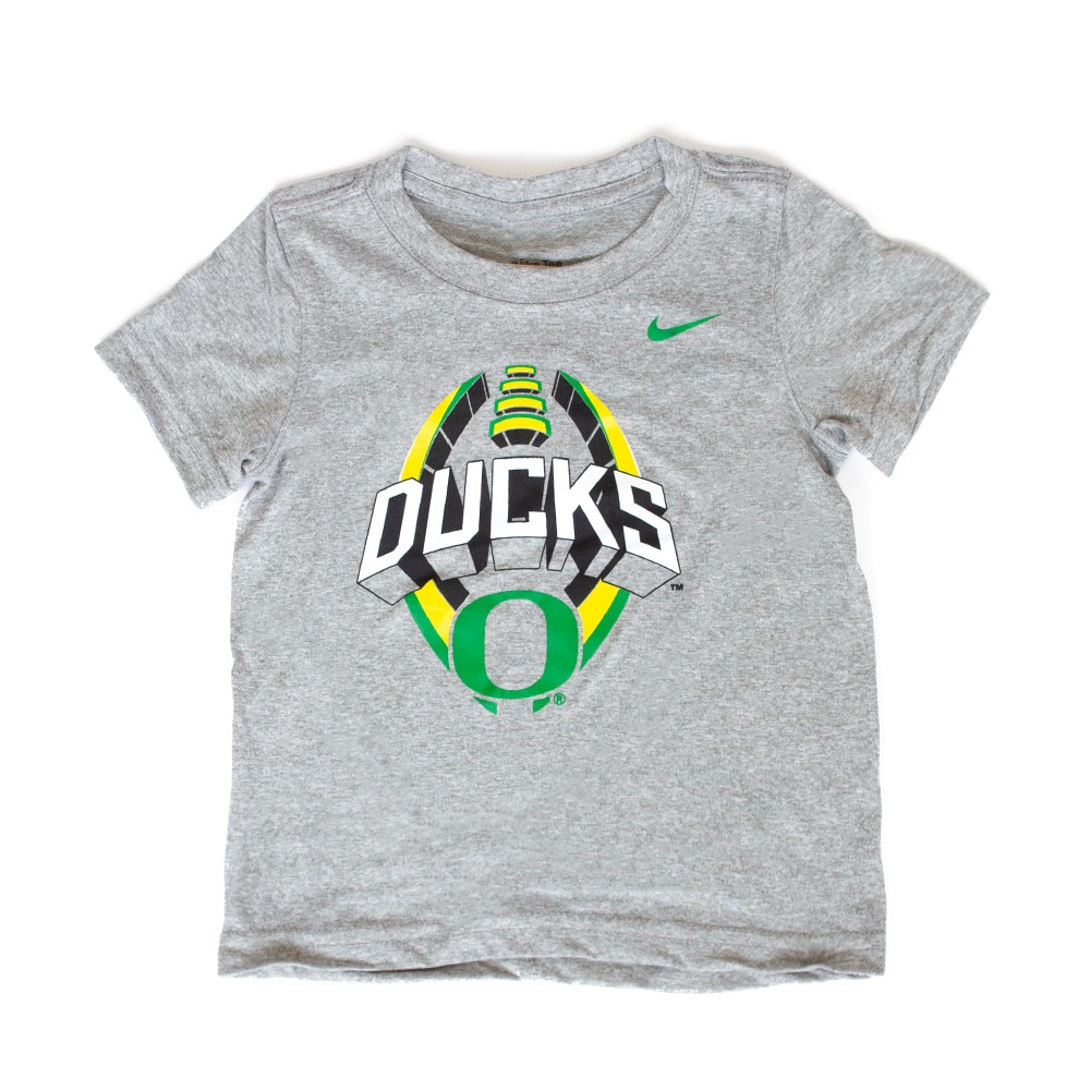 Classic Oregon O, Nike, Green, Crew Neck, Polyester, Kids, Toddler, Football, Legend, T-Shirt, 955872